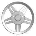 Vành bánh xe (Tire Rim) – Mẫu in 3D chính xác - Thumbnail 3