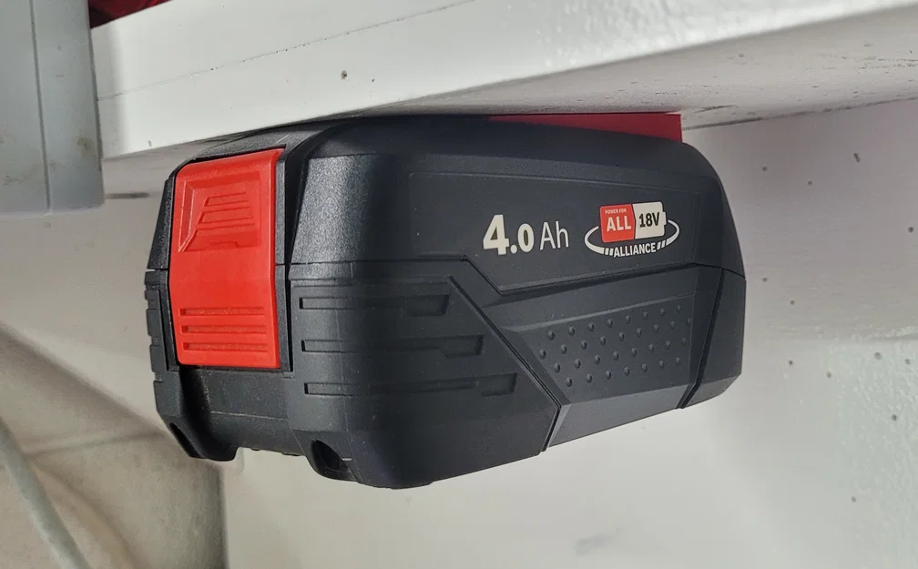 Giá treo pin Bosch 18V PowerForAll gắn tường - Image 1