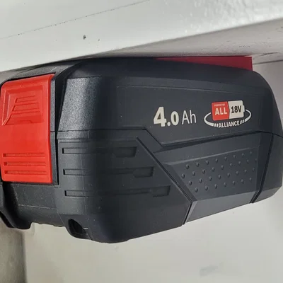 Giá treo pin Bosch 18V PowerForAll gắn tường
