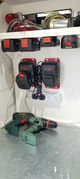 Giá treo pin Bosch 18V PowerForAll gắn tường - Image 3