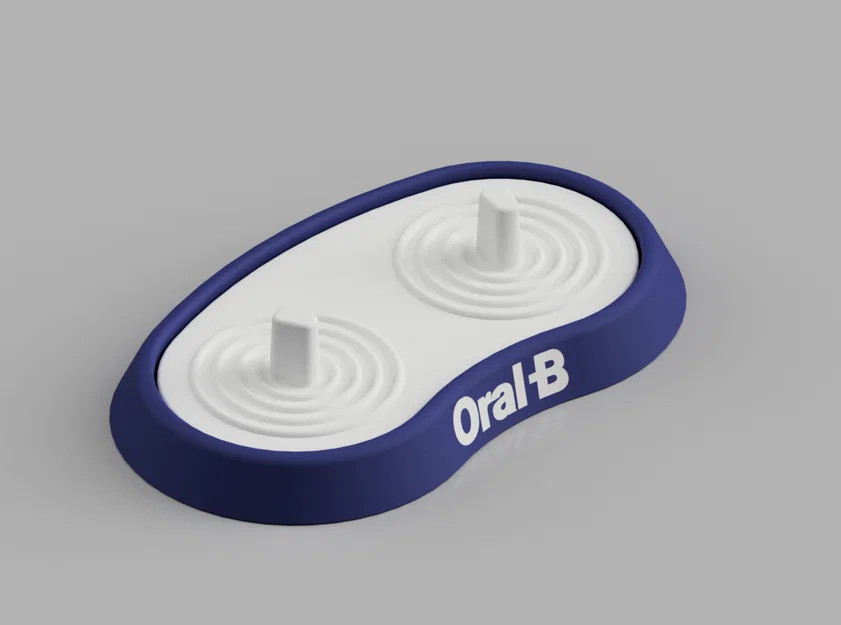 Đế giữ bàn chải điện Oral-B thiết kế thông minh, in 3D đơn giản - Image 2