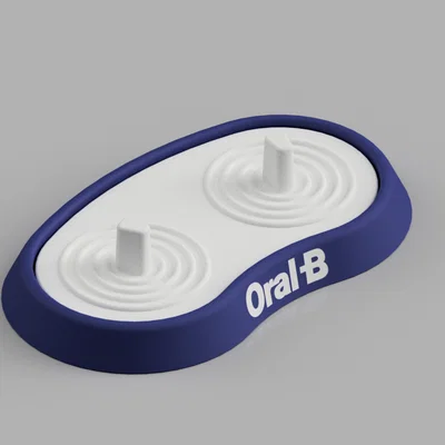 Đế giữ bàn chải điện Oral-B thiết kế thông minh, in 3D đơn giản