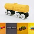 Toa bồn tàu đồ chơi tương thích BRIO / IKEA (Toy Train Tank Car) - Thumbnail 1