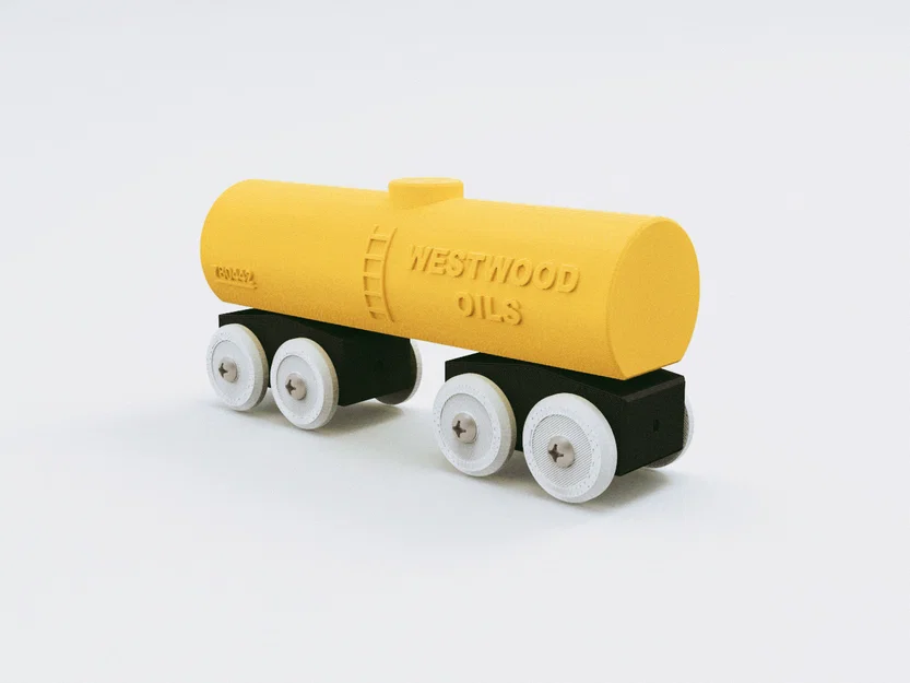 Toa bồn tàu đồ chơi tương thích BRIO / IKEA (Toy Train Tank Car) - Image 7