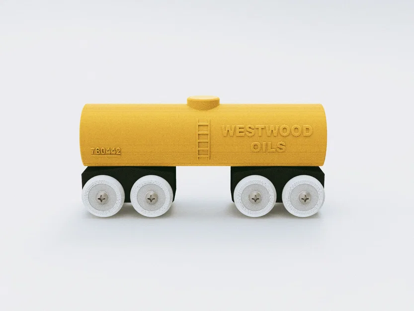 Toa bồn tàu đồ chơi tương thích BRIO / IKEA (Toy Train Tank Car) - Image 8
