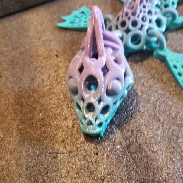 Shakaworld3d Baby Sea Turtle Dragon – Rồng Rùa Biển Baby Print-in-Place - Image 6