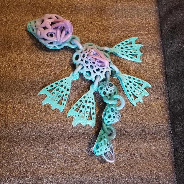 Shakaworld3d Baby Sea Turtle Dragon – Rồng Rùa Biển Baby Print-in-Place - Image 12