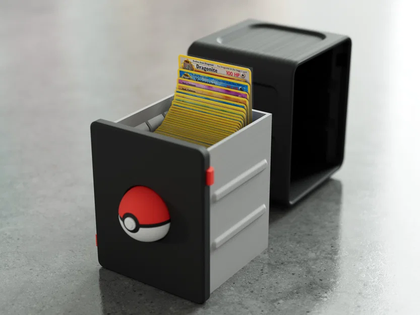 Hộp đựng thẻ Pokémon có chốt gài (vừa thẻ có sleeve & toploader) dạng module - Image 2