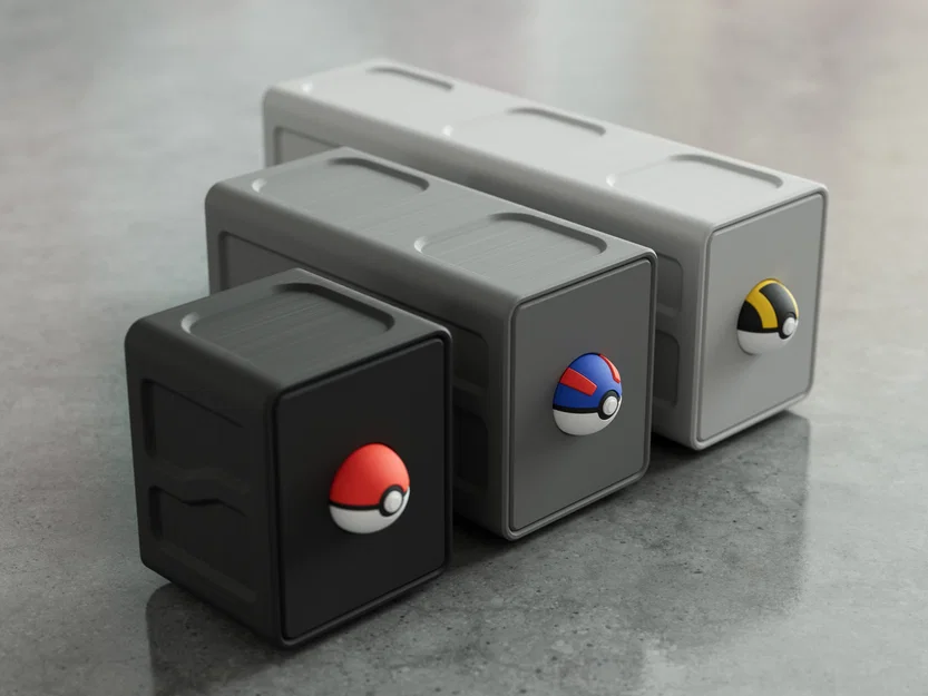 Hộp đựng thẻ Pokémon có chốt gài (vừa thẻ có sleeve & toploader) dạng module - Image 5