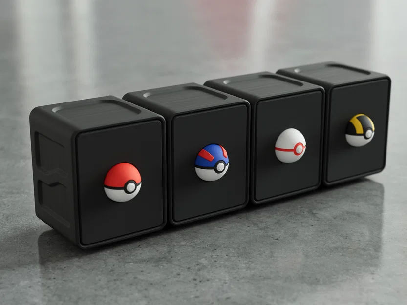 Hộp đựng thẻ Pokémon có chốt gài (vừa thẻ có sleeve & toploader) dạng module - Image 7