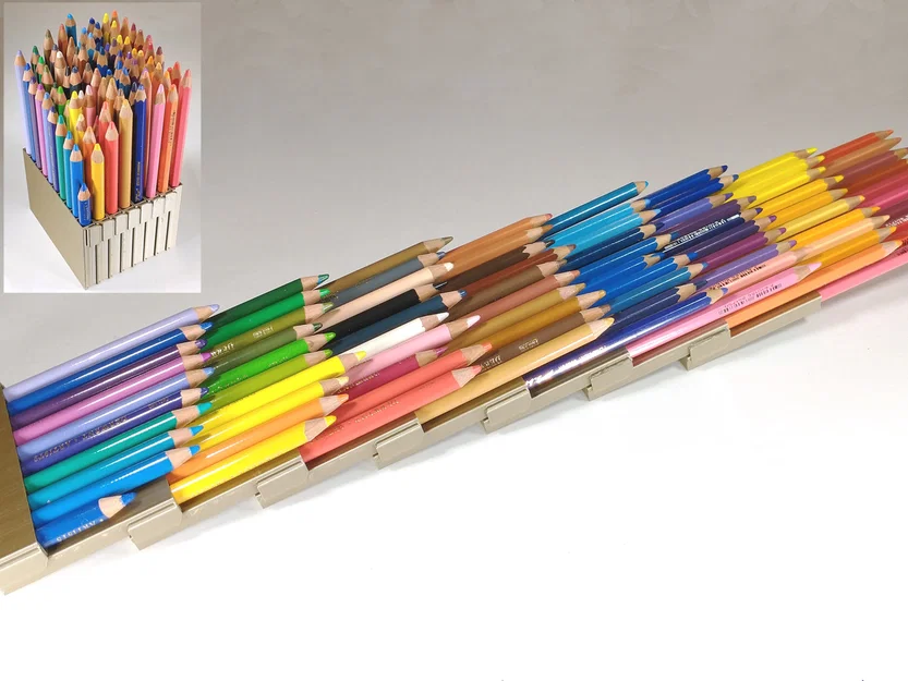 Khay Đựng Bút Chì Màu Mở Rộng (Expanding Colored Pencil Caddy) - Image 1