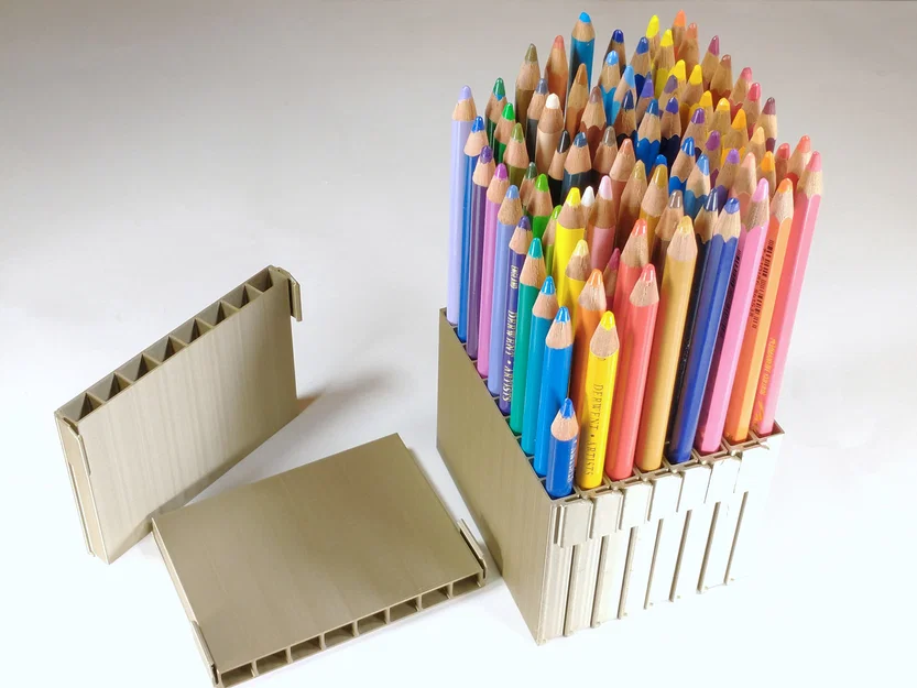 Khay Đựng Bút Chì Màu Mở Rộng (Expanding Colored Pencil Caddy) - Image 3