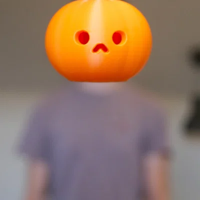 Bí Ngô Halloween Dễ Thương Đơn Giản