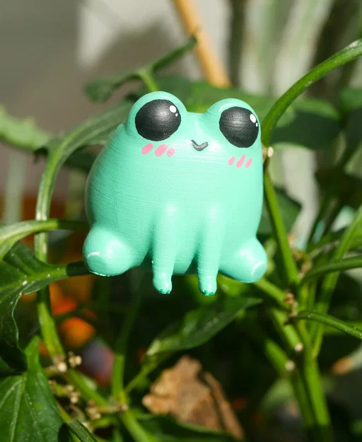 Mô hình ếch nhỏ Cute Simple Frog in 3D dễ thương - Image 4