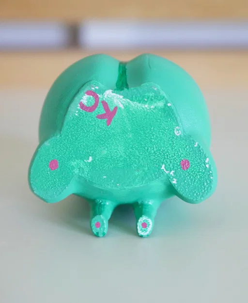 Mô hình ếch nhỏ Cute Simple Frog in 3D dễ thương - Image 5