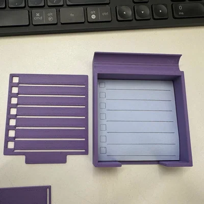 Stencil Post-it (Checklist + Calendar)