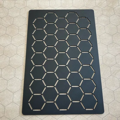 Stencil Lưới Hex (Hex Grid Stencil)