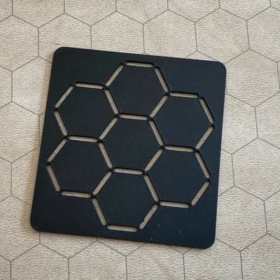 Stencil Lưới Hex (Hex Grid Stencil)