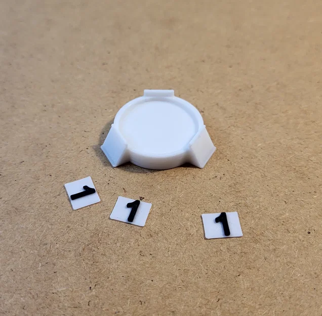 Đế mini DnD 25mm kèm tile số để dán - Image 4