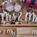 Wedding Mr & Mrs - Bảng chữ trang trí quà cưới - Thumbnail 1