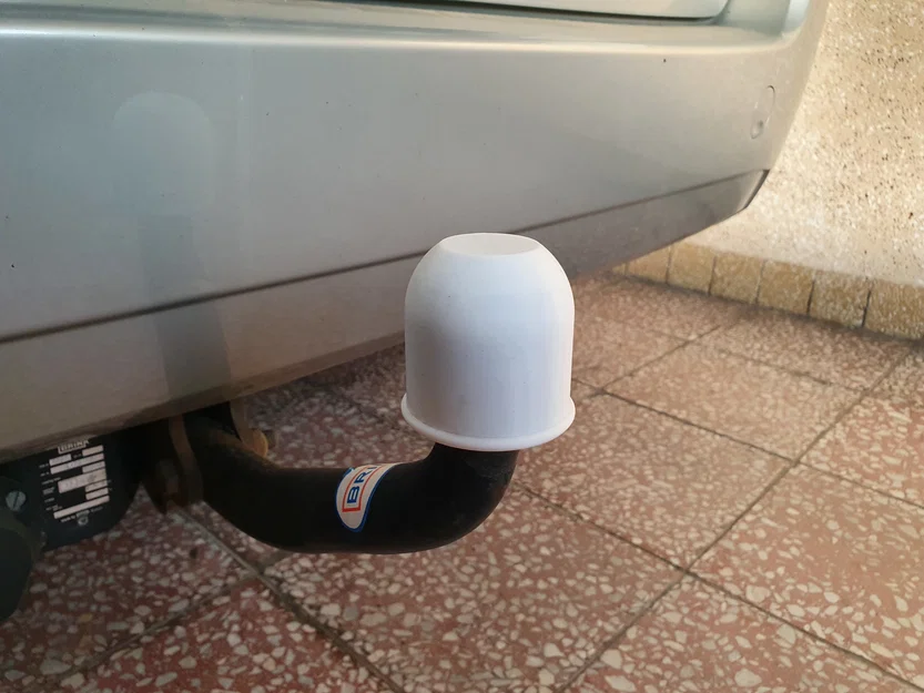 Nắp che đầu kéo xe ô tô (Hitch ball cover) - Bền, đẹp, dễ in 3D - Image 1