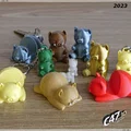 Piggy Set – Bộ Heo Mini & Boar (Phone Stand/Keyring/Earrings) - Thumbnail 5