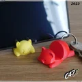 Piggy Set – Bộ Heo Mini & Boar (Phone Stand/Keyring/Earrings) - Thumbnail 8