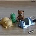 Piggy Set – Bộ Heo Mini & Boar (Phone Stand/Keyring/Earrings) - Thumbnail 10