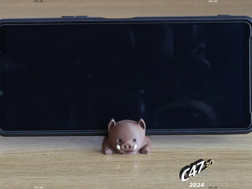 Piggy Set – Bộ Heo Mini & Boar (Phone Stand/Keyring/Earrings) - Image 12