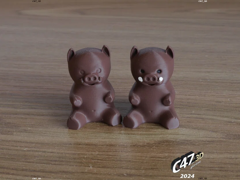 Piggy Set – Bộ Heo Mini & Boar (Phone Stand/Keyring/Earrings) - Image 13