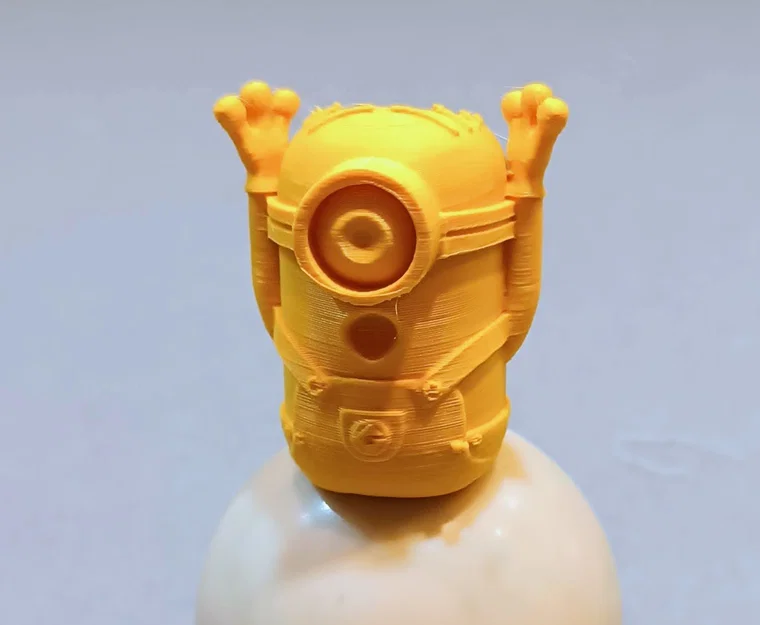 Vòng giữ khăn quàng cổ (woggle) hình Minion Stuart siêu đáng yêu - Image 1