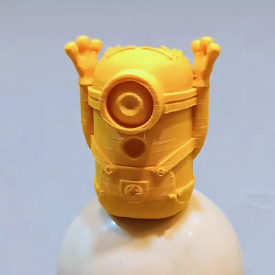 Vòng giữ khăn quàng cổ (woggle) hình Minion Stuart siêu đáng yêu