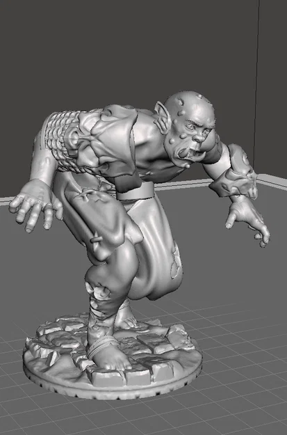 Mô hình 3D Orc Zombie 2 cho Dungeons & Dragons cực chất - Image 1
