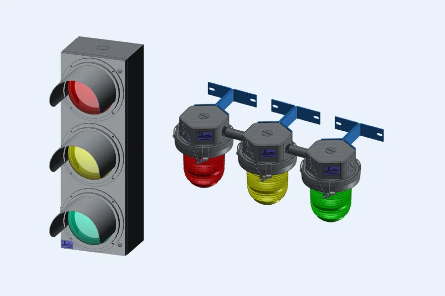 Giá đỡ đèn giao thông LED in 3D (led traffic light) - Image 1