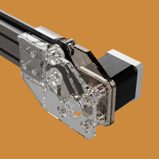 Bracket dời motor trục Y cho NEMA-17 dài trên máy in Ender 3 - Image 5