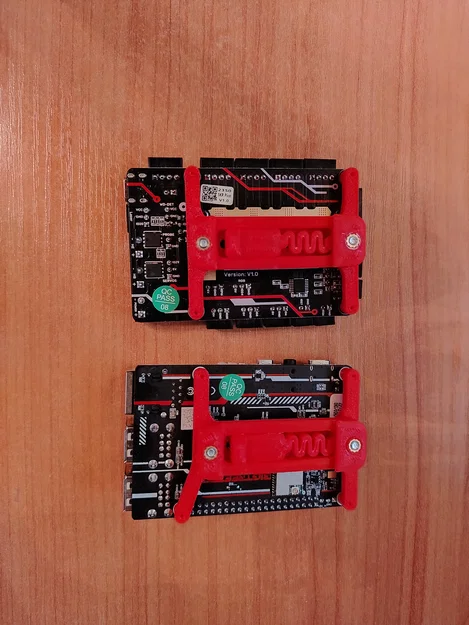 Ngàm gắn BTT Pi V1.2 và SKR Pico lên thanh Din rail cho máy in 3D - Image 1