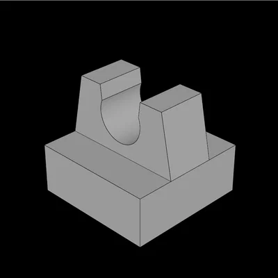 Mẫu mảnh ghép gạch 1x1 có ngàm kẹp tương thích LEGO
