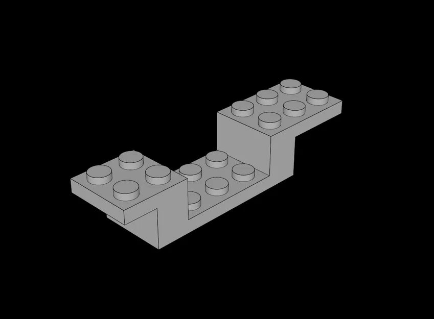 Phụ kiện khớp nối 3D linh hoạt tương thích Lego (8 x 2 x 1 & 1/3) - Image 1