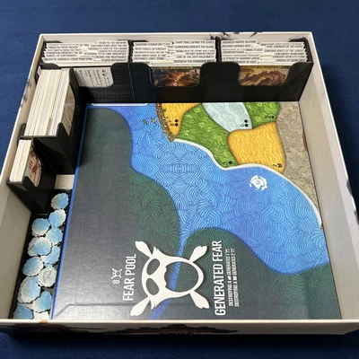 Insert Spirit Island đủ content (tới NI) cho hộp gốc, không lid lift