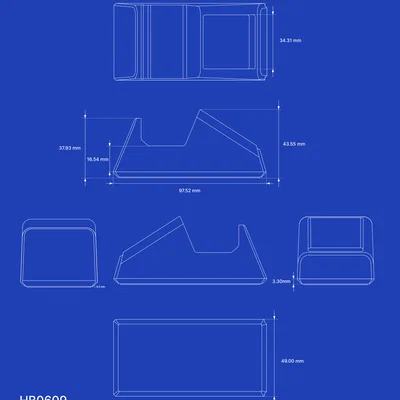 Bộ 3D Model JSAUX HB0609: Swap Sheet & Base Stand cho handheld