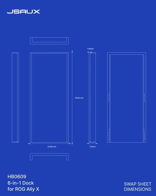 Bộ 3D Model JSAUX HB0609: Swap Sheet & Base Stand cho handheld - Image 5