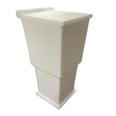 Thùng rác/Container xếp gọn (Print-in-Place) có nắp