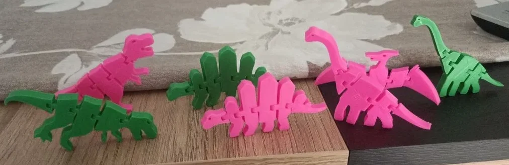 Mô hình khủng long khớp nối 3D linh hoạt cho bé (Articulated Dinosaur) - Image 2
