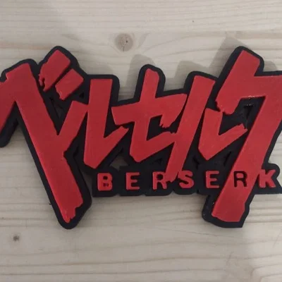 Mô hình trang trí Logo Berserk in 3D cực chất cho fan hâm mộ
