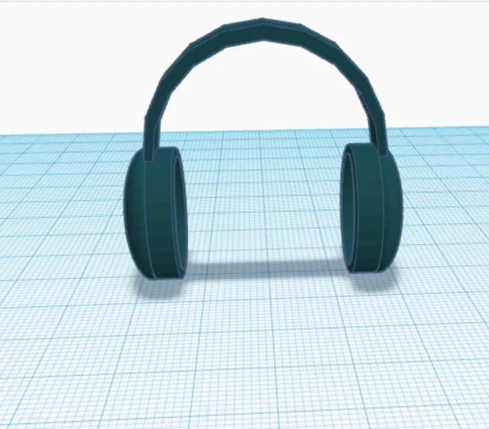 Mô hình tai nghe headphone 3D trang trí cho nhân vật mini - Image 1