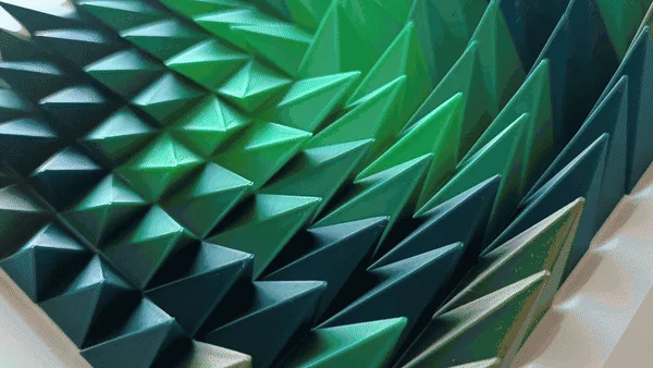 Điêu khắc tường 3D, Thung lũng Xanh (Green Valley) - Image 3