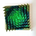 Điêu khắc tường 3D, Thung lũng Xanh (Green Valley) - Thumbnail 7