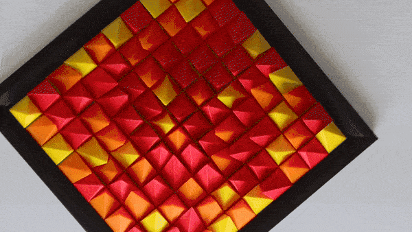 Phù Điêu Tường 3D “Ngọn Lửa Bùng Cháy” - Image 2
