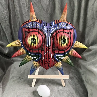 Majoras Mask Wood Grain Large Size – Mặt nạ Majora vân gỗ khổ lớn