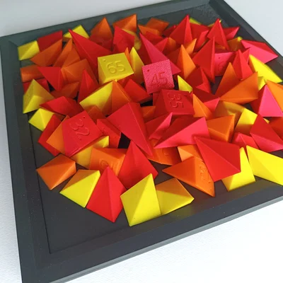 Phù Điêu Tường 3D “Ngọn Lửa Bùng Cháy”